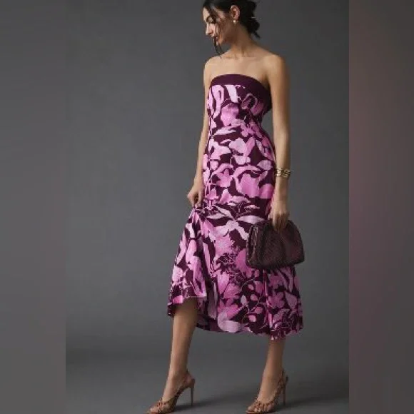 strapless open back dress Dress main image 0